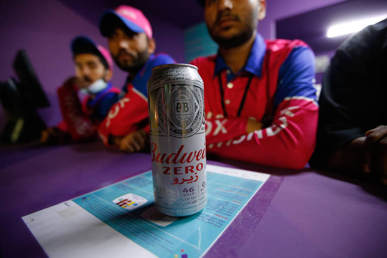 Cerveja sem álcool vendida na Fan Zone de Asian Town

