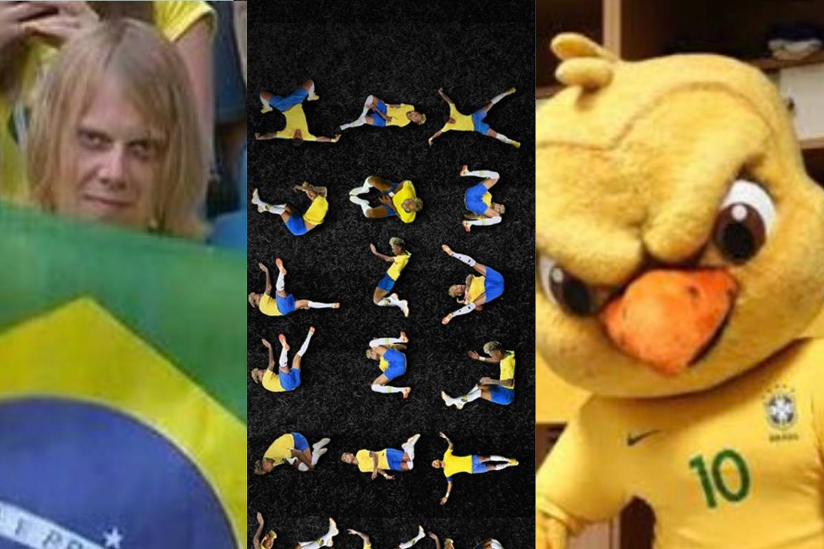 Torcedor com olhar assustador rende memes em jogo do Brasil - Fotos - R7  Copa 2018