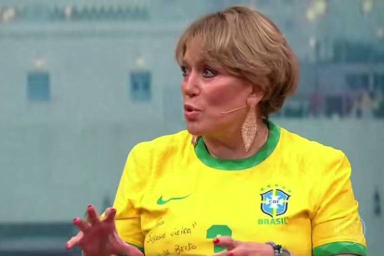 Gafes de Susana Vieira na Central da Copa divertem (e assustam) espectadores