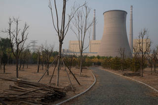 A coal-fired power plant in Beijing, Oct. 25, 2022. (Gilles Sabrié/The New York Times)