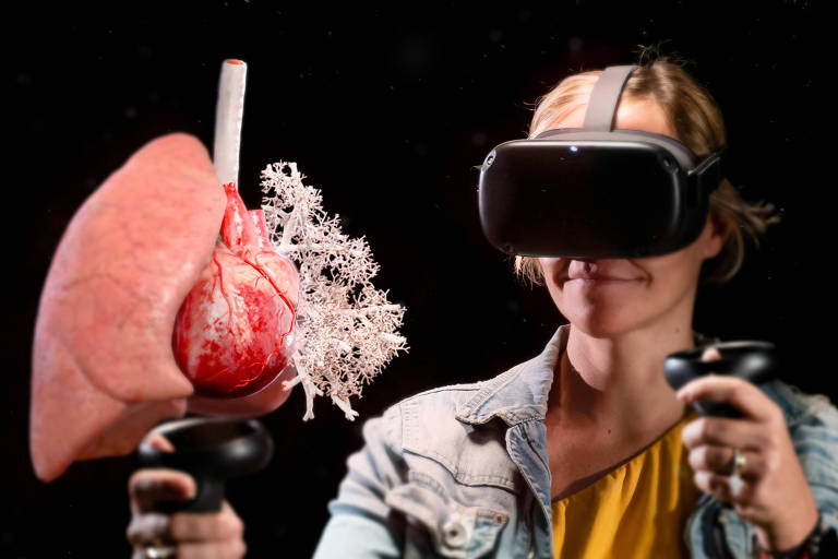 Realidade virtual em aulas de anatomia