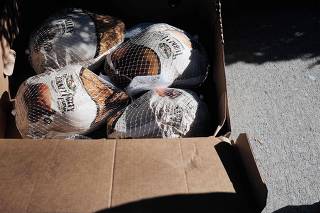Turkey Giveaway At Brooklyn Church Ahead Of Thanksgiving Holiday Draws Many In Need