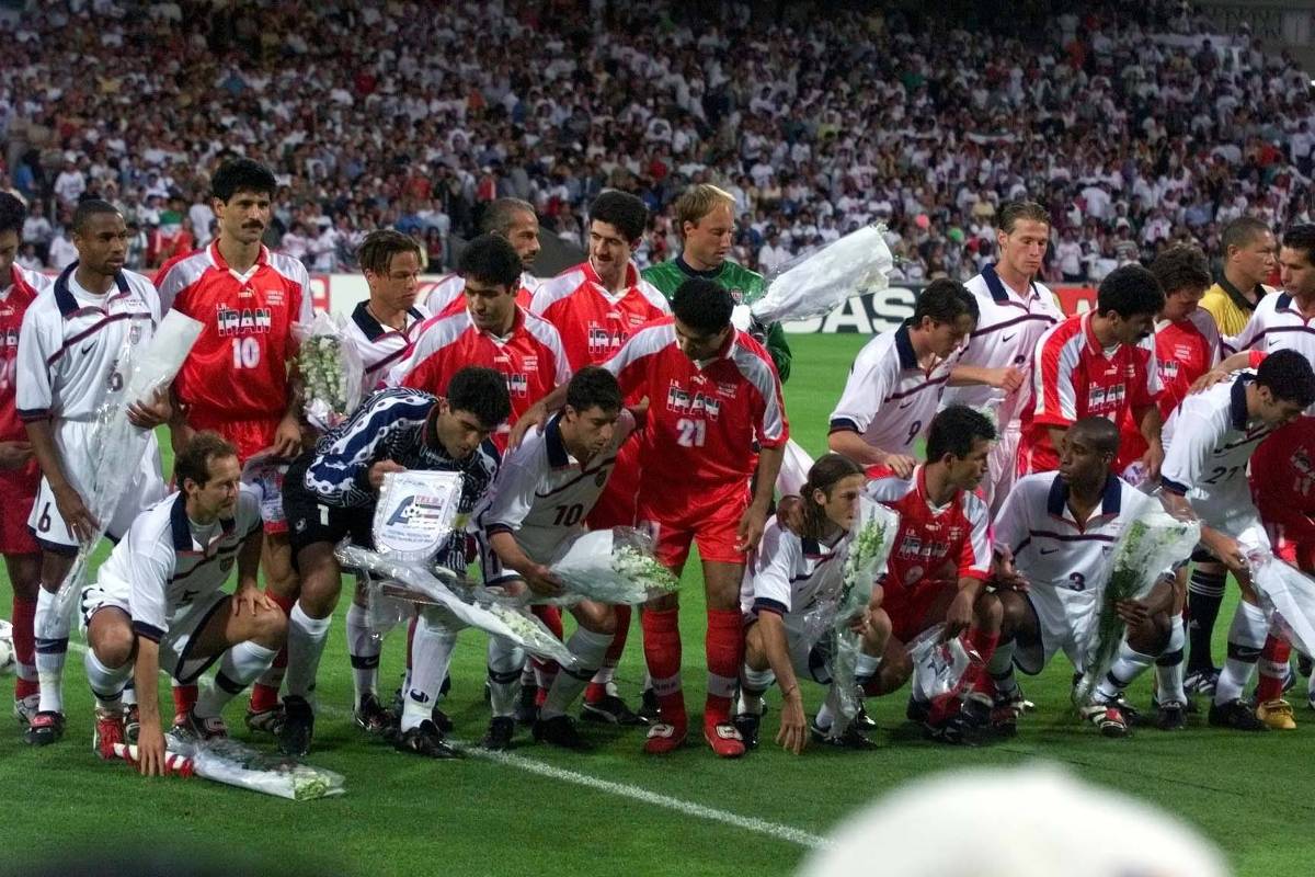 Estados Unidos e Irã fizeram jogo da paz na Copa do Mundo de 1998