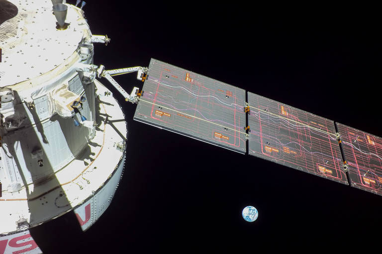 Orion bate recorde de distância da Terra na missão Artemis 1