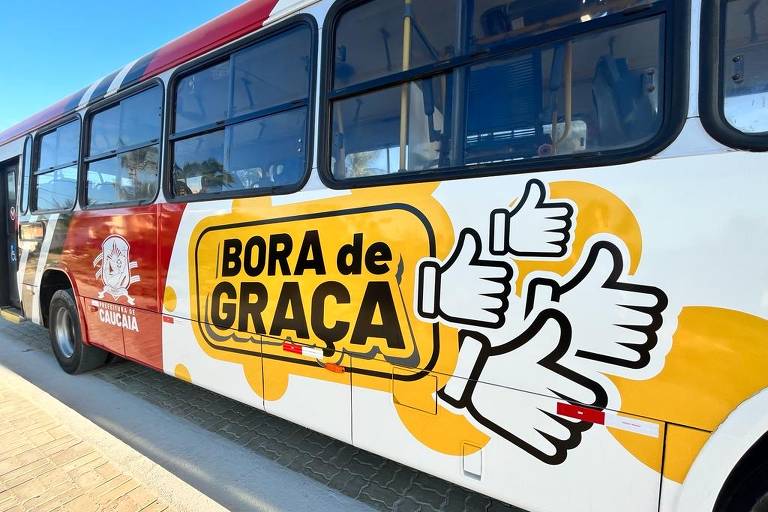 Ônibus de Caucaia, no Ceará, que adotou tarifa zero em 2021