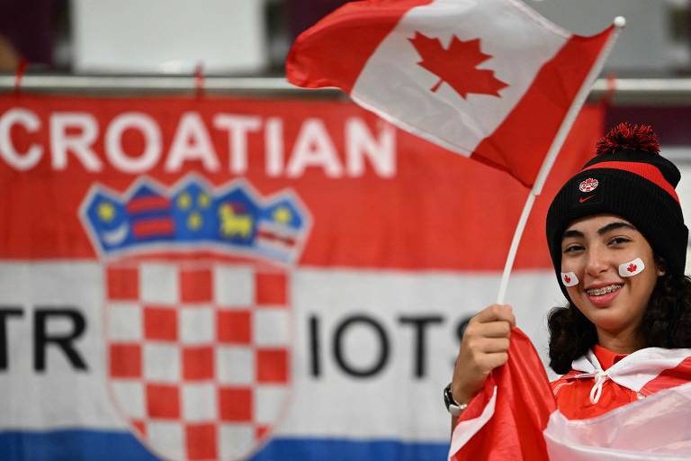 Veja imagens do jogo Croácia x Canadá