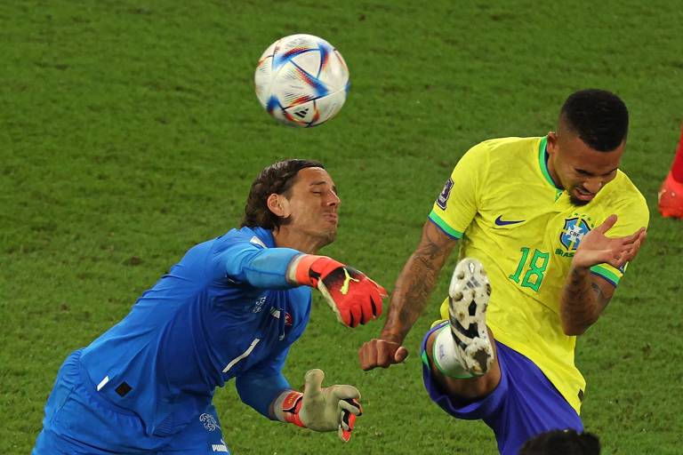 Veja as imagens do jogo Brasil x Suiça