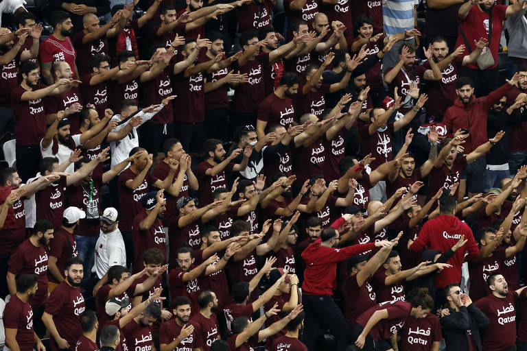 Torcedor Árabe kkk (Torcedor no Catar) cantando PALMEIRAS NÃO TEM