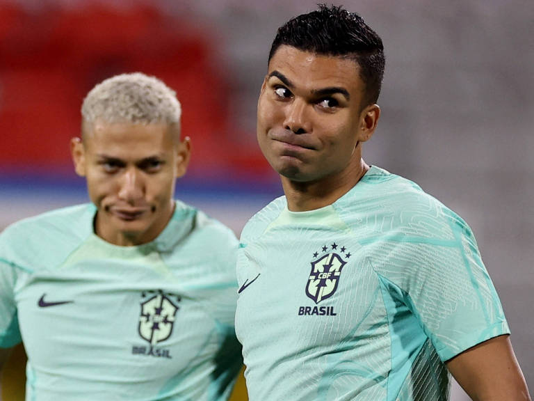 Veja imagens do treino da seleção brasileira 