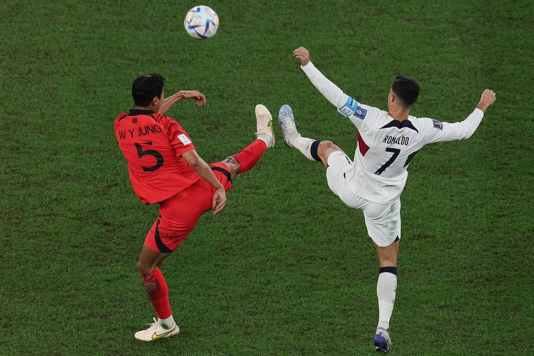Veja imagens do jogo Coreia do Sul x Portugal