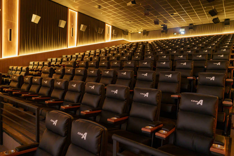 Sala de cinema da rede Cine A