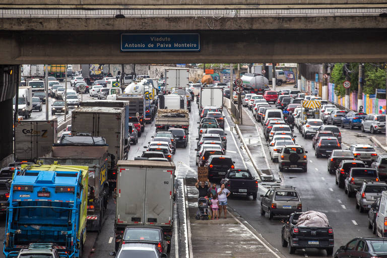 São Paulo volta a ter mais de 400 km de congestionamento em dia de jogo do Brasil