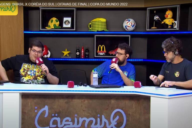 Casimiro Miguel, Juninho Pernambucano e locutor da Cazé TV