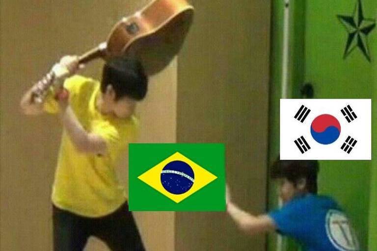Dia triste para os k-popers: vitória do Brasil sobre a Coreia rende memes nas redes