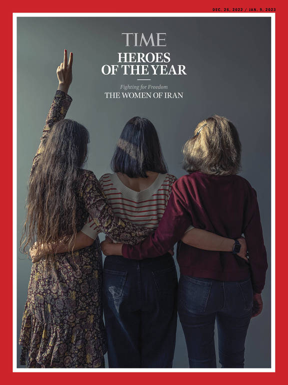 Revista Time homenageia mulheres do Irã na categoria Heróis do Ano de 2022