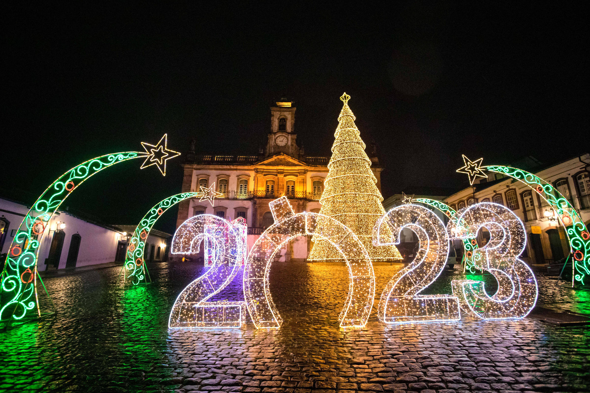 Decoração carnaval rua Direita - Ouro Preto -MG/BR