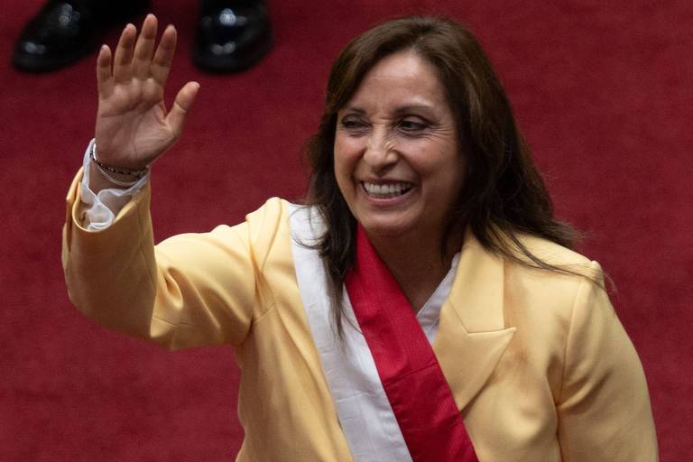 Presidente do Peru, Dina Boluarte, é empossada presidente do Peru, em Lima