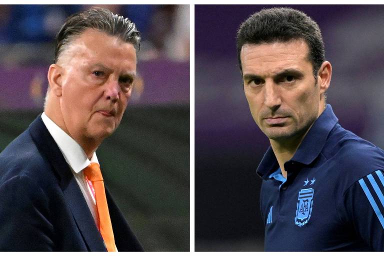 Argentina x Holanda tem duelo entre o técnico mais novo e o mais velho da Copa