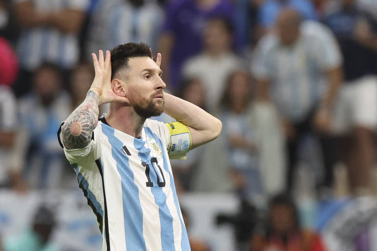 Batistuta parabeniza Messi por igualar marca de 10 gols em jogos de Copa do  Mundo