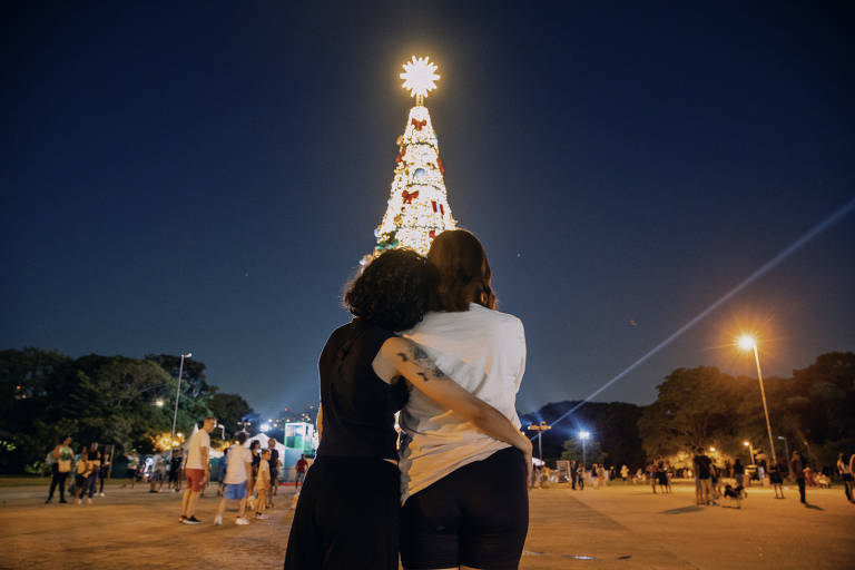 As árvores de Natal dos paulistanos