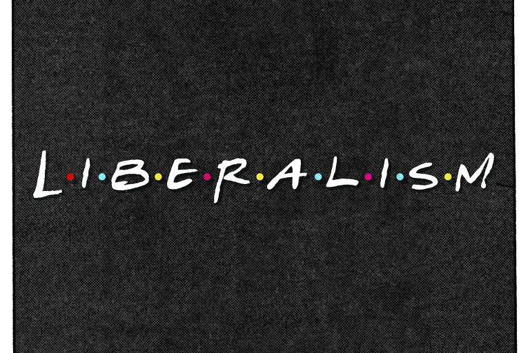 Arte com palavra "Liveralism" (Liberalismo)