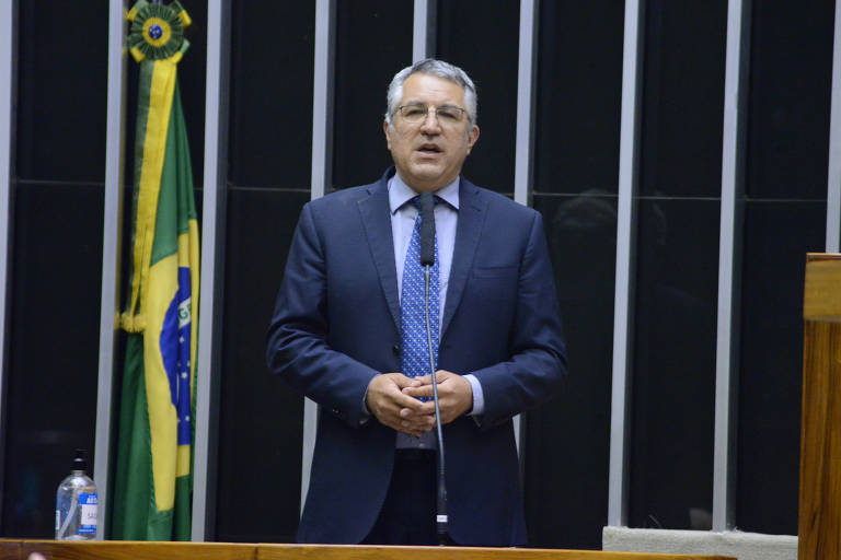 O então deputado Alexandre Padilha (PT) no plenário da Câmara dos Deputados