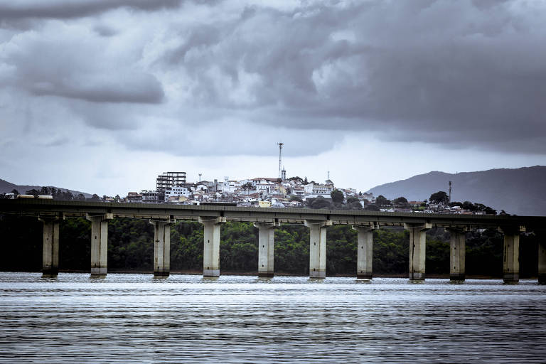 Represa Atibainha, parte do sistema Cantareira, que ficou em estado de alerta em 2022