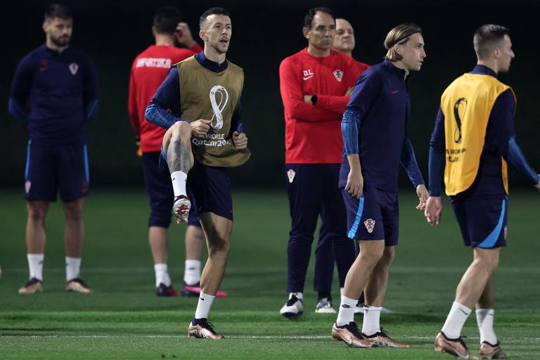 Veja imagens do treino da Croácia