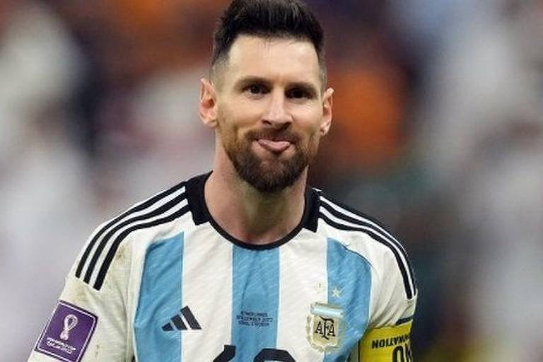 O jogador argentino Lionel Messi
