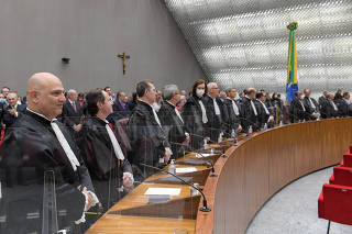 Jair Bolsonaro durante posse
