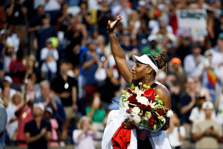 A tenista norte-americana Serena Williams também deu adeus às quadras este ano