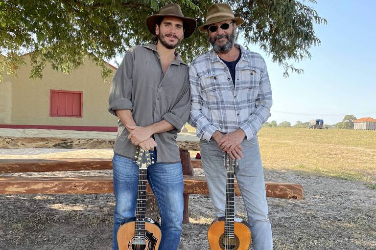 Gabriel e Almir Sater celebram primeira parceria musical