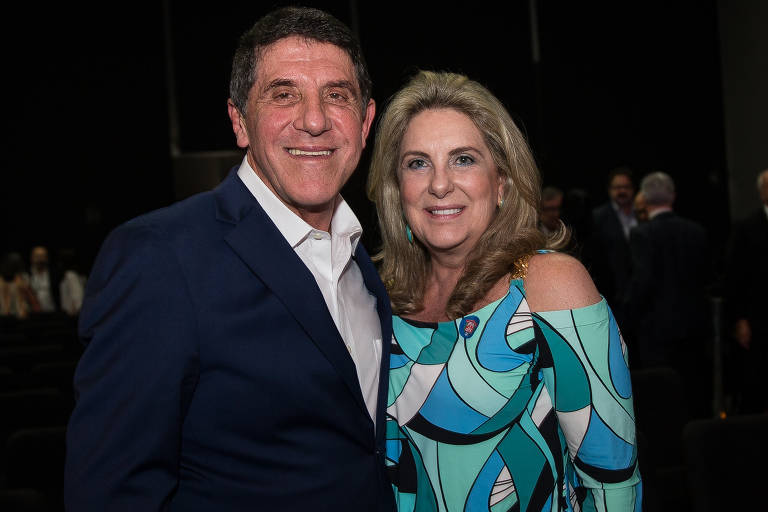 O médico e secretário David Uip e sua esposa, Maria Teresa