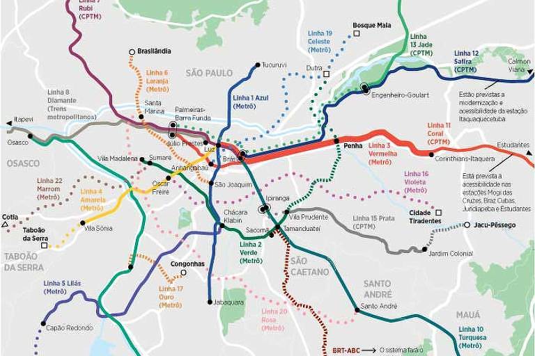 Vida urbana: um link com dicas para o metrô de SP