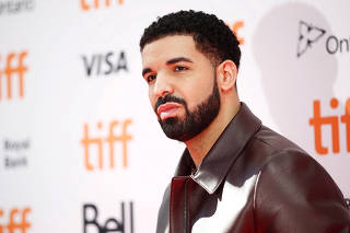 FILE PHOTO: Drake arrives on the red carpet for the film 