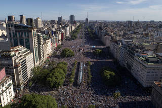 ARGENTINA-BUENOS AIRES-COPA MUNDIAL 2022-FESTEJOS