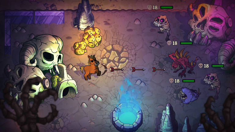 Imagem do jogo 'Nobody Saves the World', disponível para PC e consoles