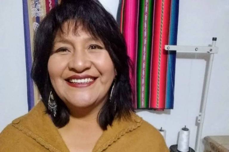  Nancy Guarachi, coordenadora do coletivo Sartasiñani, formado por costureiras bolivianas que moram em São Paulo