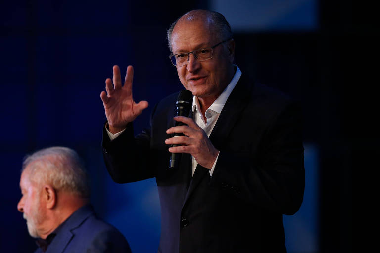 O vice-presidente Geraldo Alckmin (PSB) durante evento no CCBB, em Brasília