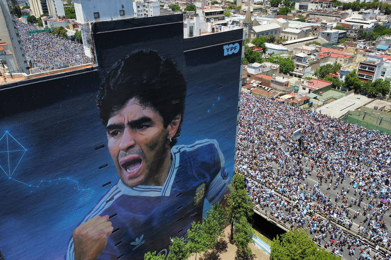 Festa na Argentina pela conquista da Copa no Qatar