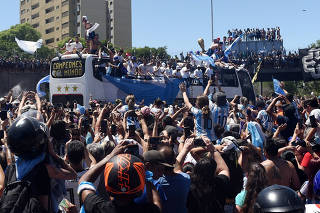FILE PHOTO: FIFA World Cup Qatar 2022 - Argentina Victory Parade after winning the World Cup