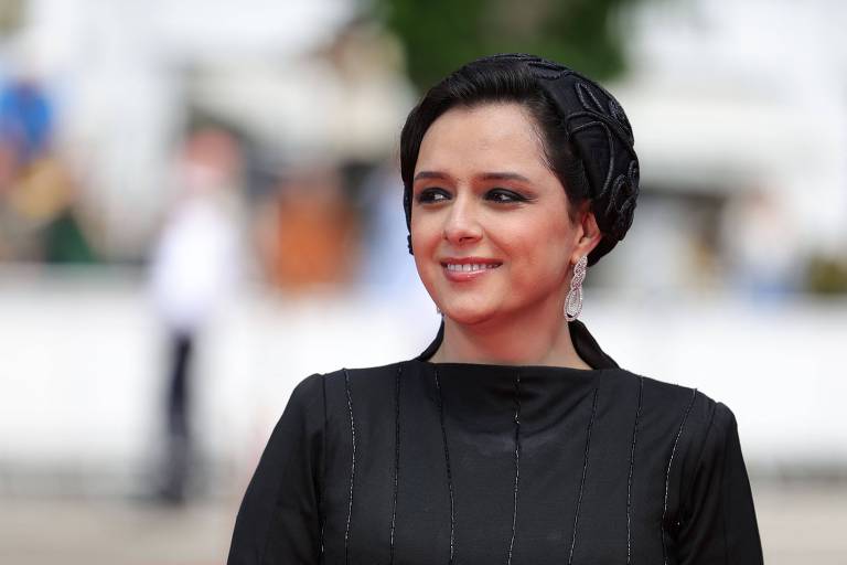 Atriz iraniana Taraneh Alidoosti na 75ª edição do Festival de Cinema de Cannes