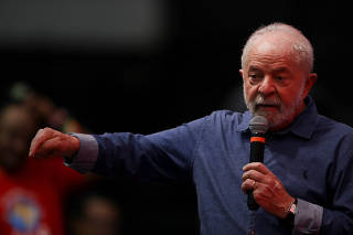 Brazil's President-elect Lula speaks in Sao Paulo