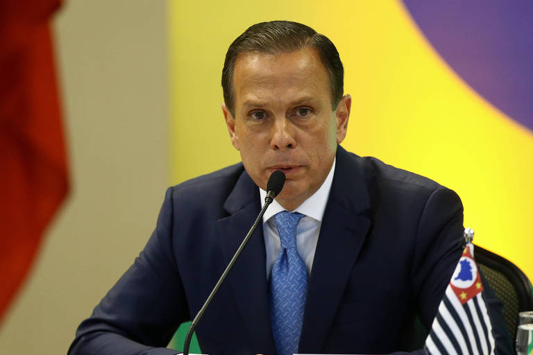 Em 2018, João Doria (PSDB) foi eleito governador com Rodrigo Garcia (PSDB) como vice; na foto, ele participava de reunião do Fórum de Governadores