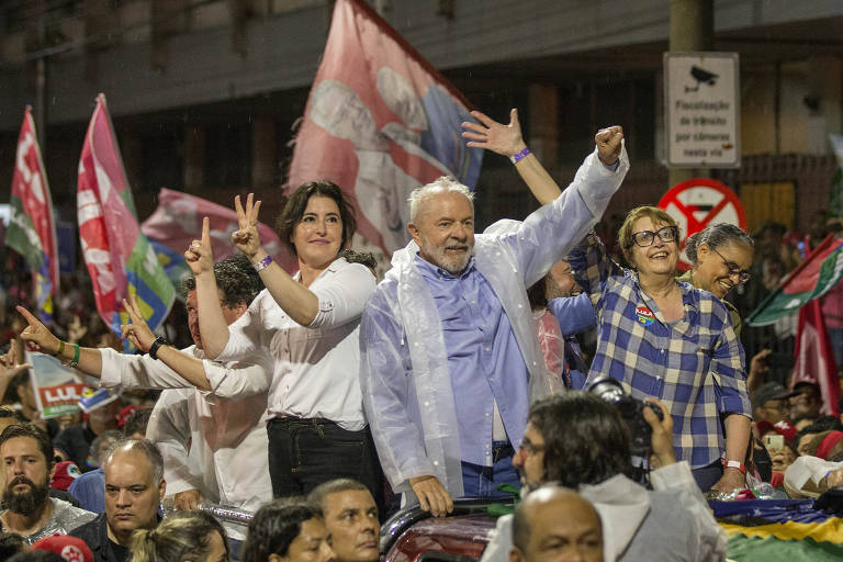 Presidente eleito Luiz Inácio Lula da Silva e senadora Simone Tebet (MDB-MS)
