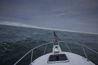 Moriches Bay in Long Island, New York, Dec. 10, 2022. (Rick Wenner/The New York Times)