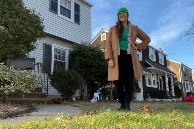 Giovanna Almeida trocou o apartamento no Brooklyn por uma casa em Nova Jersey