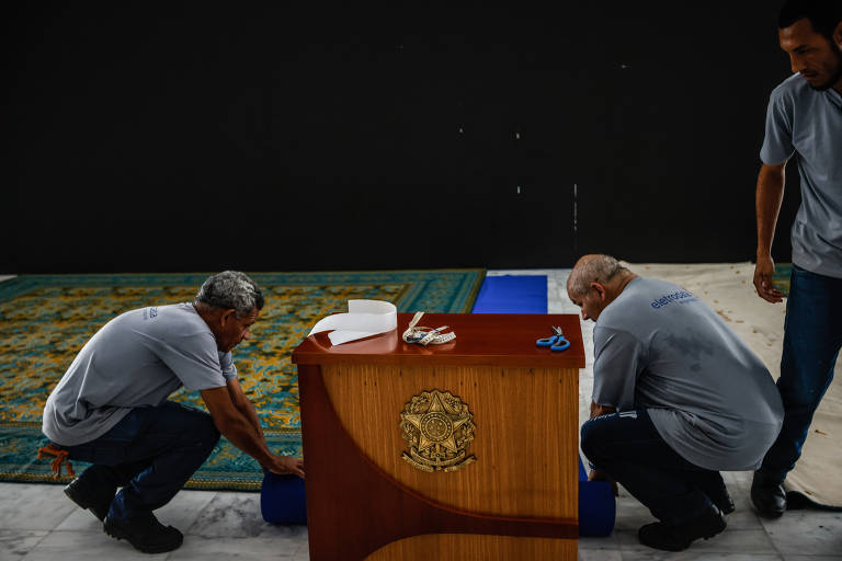 Preparativos para a posse do presidente Lula