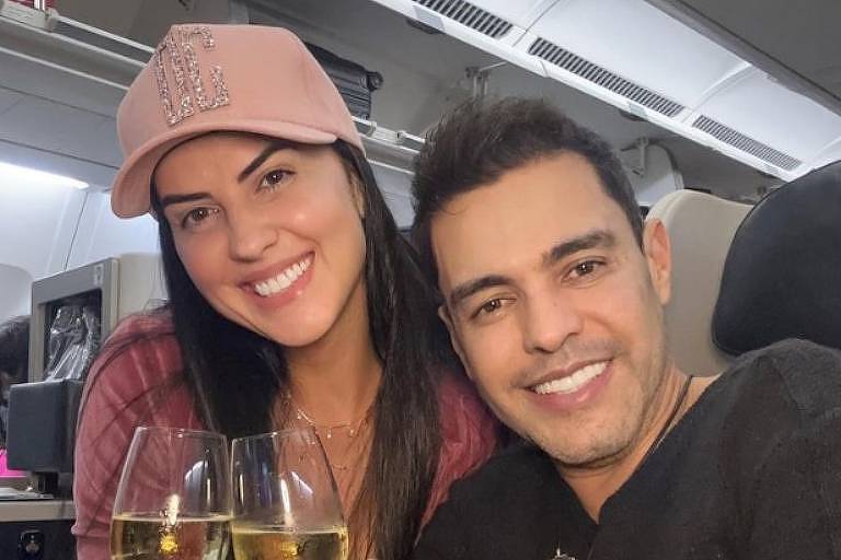 Graciele Lacerda e Zezé Di Camargo passam sufoco em voo para Miami: 'Chorei horrores'