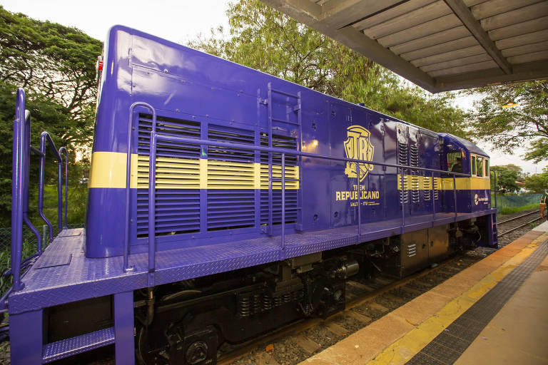 Trem turístico no interior de São Paulo ganha locomotiva de R$ 3,5 mi